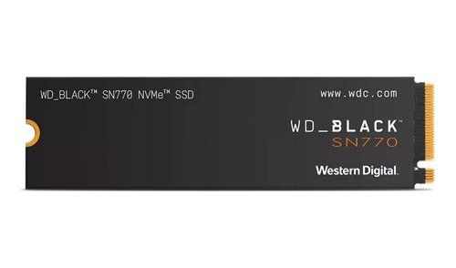 Ssd Western Digital Black Sn770 500gb Nvme M.2 2280 - Wds500g3x0e