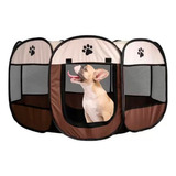 Corral Plegable Grande De Mascotas 114*114*58cm