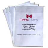 Papel Fotográfico 500 Fl Glossy 180g E 500 Fl Adesivo Glossy