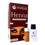 30 Kit Henna  Makiaj Sobrancelha Makeup Rena Fixação Atacado