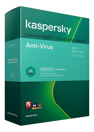 Licencia Kaspersky Antivirus Standard Original 1 Año 5 Pc's