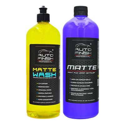 Autofinish Kit Matte Wash Detailer Mate Wrap Vinil 1 Lt | Envío gratis