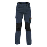 Pantalon Cargo Hw Dakota Spandex Mujer Deep Blue