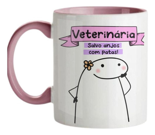 Caneca Biologa Personalizada  Meme Florka/profissão Presente