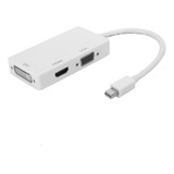 Adaptador 3 En 1: Mini Dp A Puerto De Pantalla Hdmi, Vga Y D