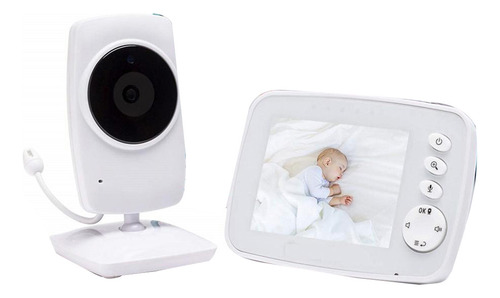 Una Cámara De Monitor De Bebé Lcd Digital A Color Inalámbric