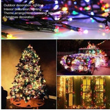 Guirnaldas Led 600 Luces Navidad 36 Metros Colores