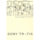 Esquema Radio Sony Tr714   Copia Ruim   Em Pdf Via Email 