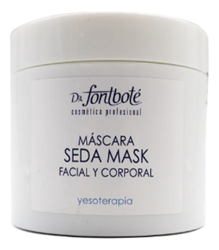 Mascara Seda Mask Facial Y Coprporal Dr Fontboté 