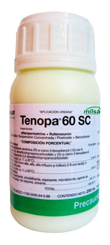 Tenopa 60sc 250ml Insecticida 3 En 1 Avispas Moscas Mosquito