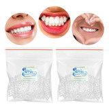 2 Pack Perlas Adhesivas Moldea Dientes Sonrisa Perfecta Boca