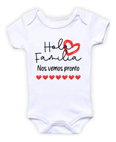 Pañalero Noticia Embarazo Hola Familia Nos Vemos Pronto Cora | MercadoLibre