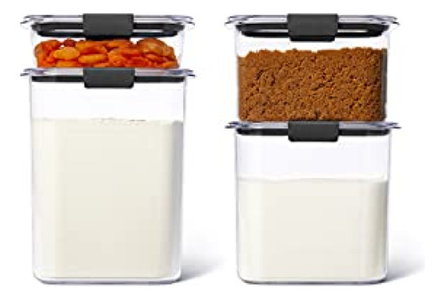 Contenedores Para Almacenamiento Rubbermaid Brilliance Conte