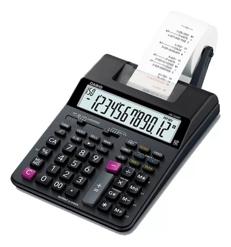 Calculadora Casio Con  Impresora Hr100rc Bk