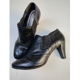 Botinetas De Dama, Color Negro. Marca Hush Puppies. N°38/39