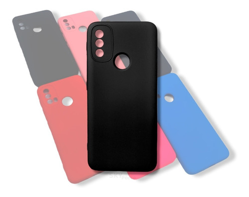 Funda Para Motorola De Silicona Con Felpa + Film Hidrogel