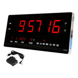 Reloj De Pared Digital Led 48 Cm Termometro Decoracion Hogar