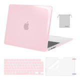 Funda Rosa Para Macbook Air 13.6 A2681 M2 + Protectores