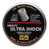 Chumbinho Ultra Shock Heavy 5,5 Mm Jsb - 150 Unid.