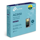 Adaptador Usb  Wireless Dual Band Ac600 Tp-link Sem Fio  