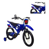 Bicicleta Entrenadora Para Niños  Moto Cross Bike R16