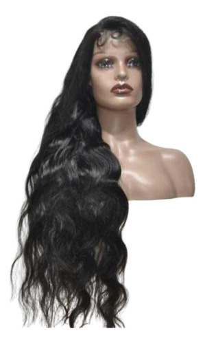 Peruca Front Lace- Cabelo Humano- Ondulado 90cm 