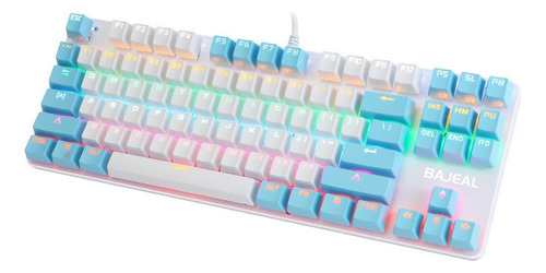 Teclado Gamer Español Teclado Mecanico Con Cable (87 Teclas)