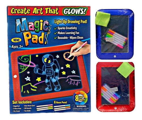 Magic Pad Ontel Original Tableta De Dibujo Con Luz Led