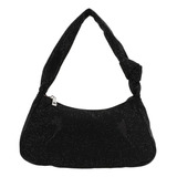 Bolso Negro Con Cristales 868-04