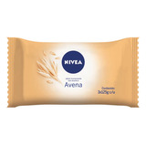 Nivea Avena Jabón En Barra 125gr Pack 3 Unidades