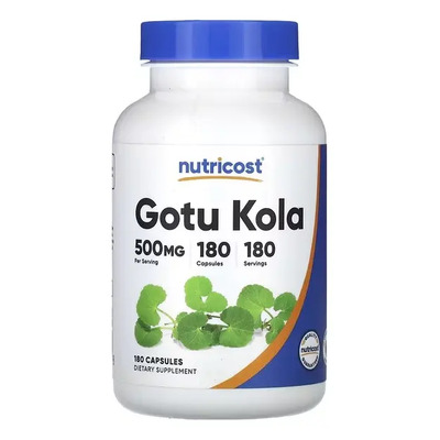 Suplemento en cápsula Nutricost gotu kola de 180 un | Envío gratis