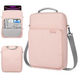 Bolso Con Bolsillo Y Correa Para Tablet 12.9 Pulgadas Rosa