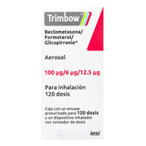Trimbow 100ug/6ug/12.5ug Caja 1 Envase 120 Dosis