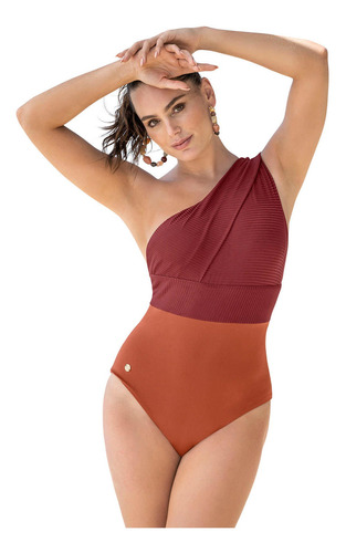 Swimwear 19a088 Entero Control Café