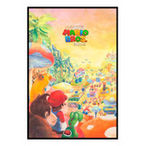 Cuadro Premium Poster 33x48cm Mario Bros Y Donkey Kong
