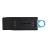 Memoria Usb Kingston Datatraveler Exodia 64gb Usb 3.2 Negro