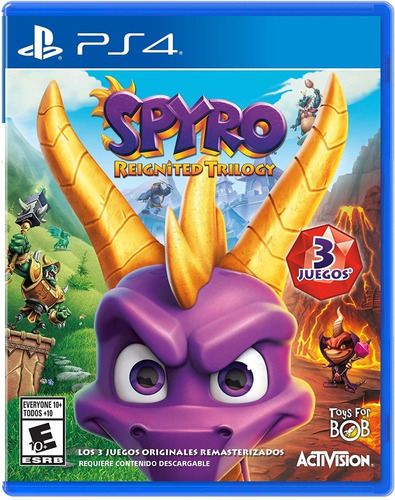 Spyro Reignited Trilogy Para Ps4 Incluye 3 Juegos Remake