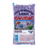 Cascalho Colorido Lilás 1kg Nº02 Atoxico P/ Uso Em Aquarios