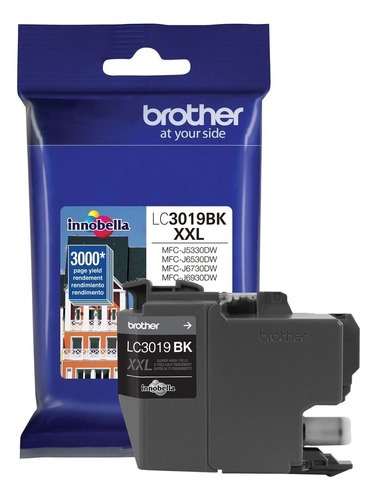 Cartucho De Tinta Brother Lc3019bk Xxl Negro Original 