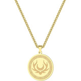 Chereda Luna Símbolo De Artemisa Amuleto Collar De Hombre Di