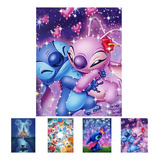 Kit De Bordado Pintura Diamante 5d Por Número Disney 30x40cm