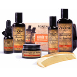 Kits Para Barba - Com Necessaire Grátis + 6 Produtos Viking