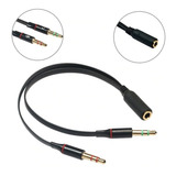 Cable Convertidor Splitter Divisor De Audio Micrófono 3.5mm