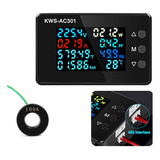 Wattímetro Voltímetro Ac 100a Medidor Inteligente Y Software