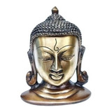 Face De Buda De Bronze 16 Cm