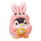 Juguete Peluche Pingüino Almohada Suave Lindo Llavero Conejo