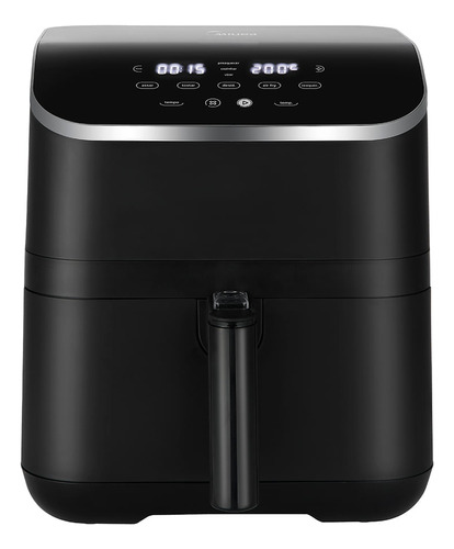 Fritadeira Airfryer 5,5l Grandgourmet Digital Cor Preta Mide Cor Preto 110v