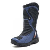 Bota Motociclista Cano Alto Motocross Moto Motoqueiro Couro