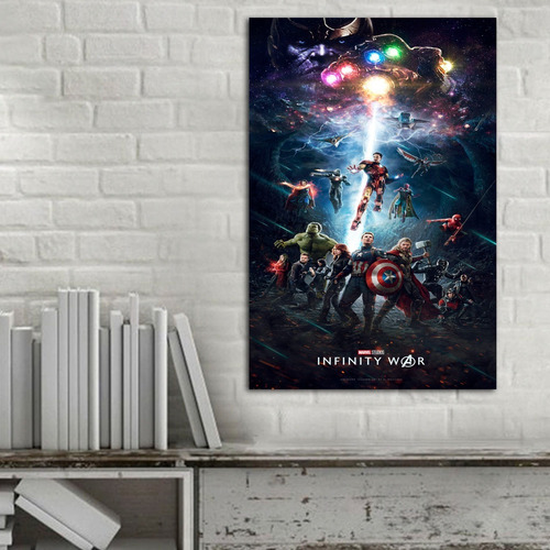 Cuadro Decorativo Moderno Avengers Infinity War (20x30 Cm)