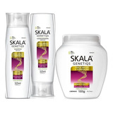 Shampoo+condicionador+máscara Hidratação Skala Genetiqs